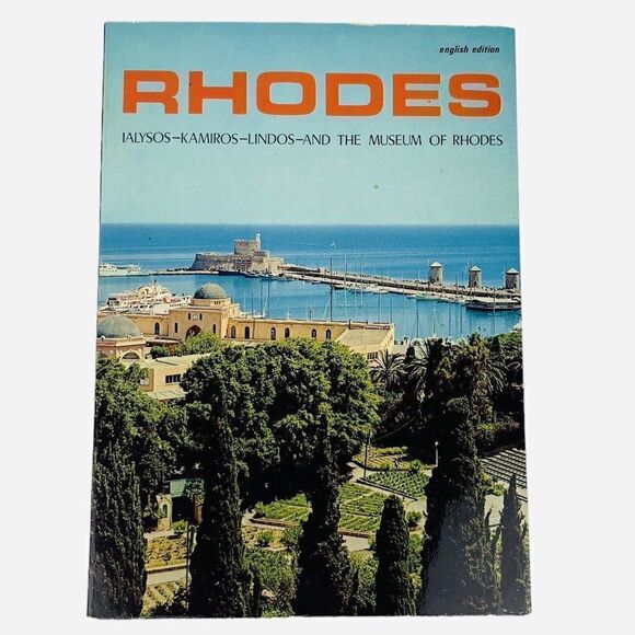 Vintage 1977 Rhodes Ialysos Kamiros Lindos and the Museum of Rhodes CLIO Edition - Picture 1 of 16